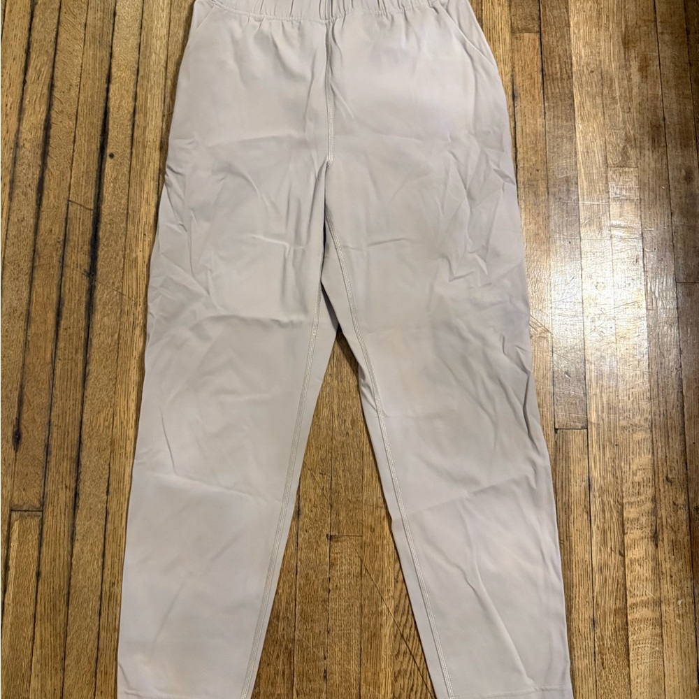 Babaton Light Beige straight leg Joggers